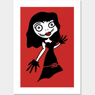 Corpse Gothic Style bride Posters and Art